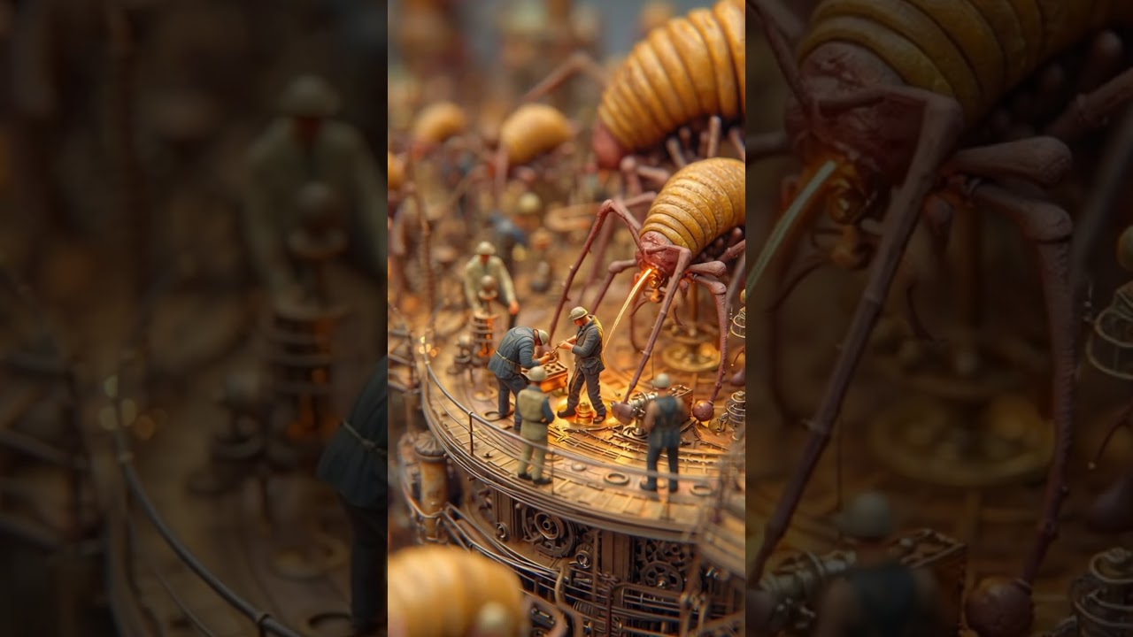 This Looks Handmade But It’s AI (AI Generated Stop Motion Tilt Shift)