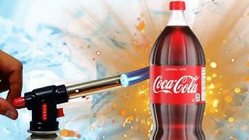 Gas Torch vs Coca Cola // Airplane vs Fireworks // M&M Experiments