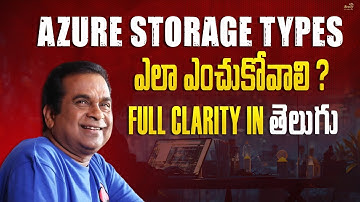 Azure Storage Types Explained in Telugu | Blob, File, Queue, Table Storage | Brolly Academy