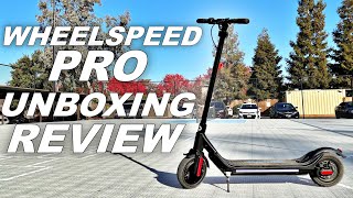 WHEELSPEED WS1 PRO ELECTRIC SCOOTER UNBOXING / REVIEW