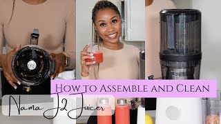 Juicing Watermelon 🍉 | Cleaning and Assembling Nama J2 Juicer