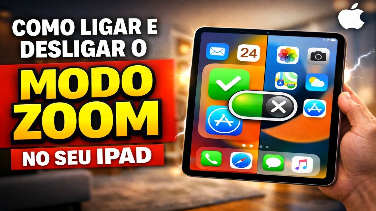 COMO LIGAR E DESLIGAR O MODO ZOOM NO SEU IPAD