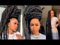 DISTRESSED 36&quot; FAUX LOCS TUTORIAL: NO KNOT METHOD | Step By Step (Knotless Method) ft. Toyotress