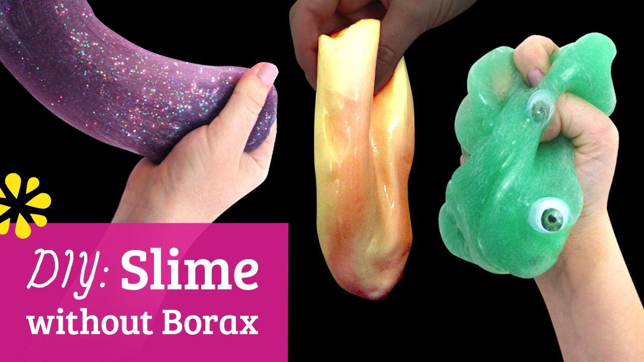 How To Make Slime Without Borax Or Liquid Starch - Saving You Dinero