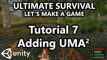 7. Unity Tutorial - How to make a Survival Game - Adding UMA and Clothes!