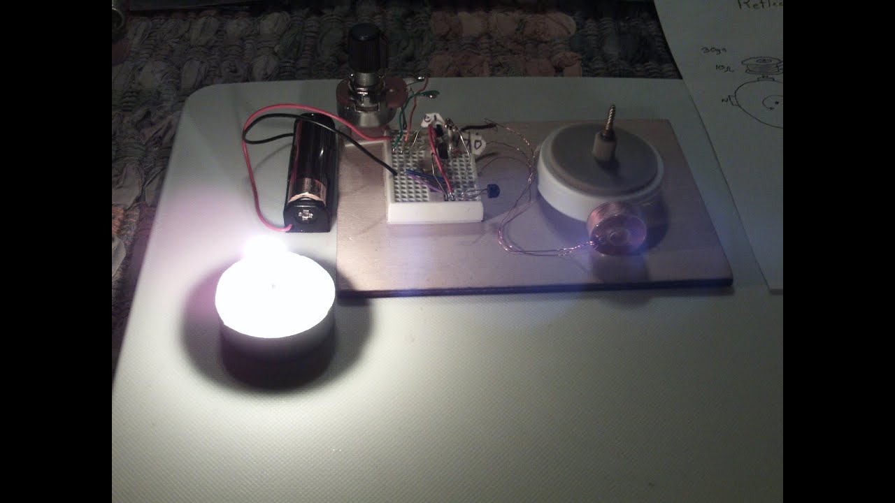 Candle Light Triggered Pulse Motor YouTube