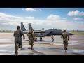 Scramble Alert! Flight Crew Runs Fast to F-15 Strike Eagle