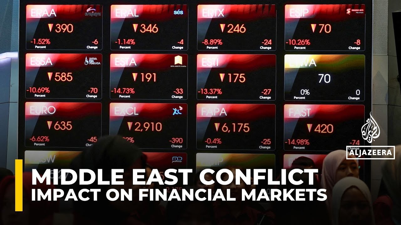 Oil prices soar, stock markets fall amid US‑Israeli strikes on Iran
