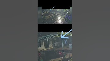 Street Cam Shows A Shadow Figure Rise From The Ground!