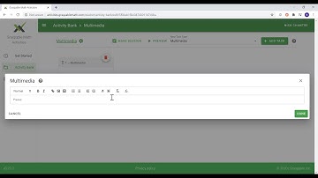 Graspable Math Activities: Multimedia Tasks