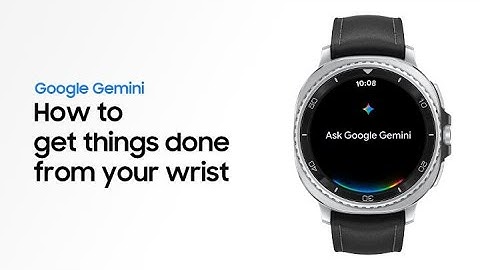 How to use Google Gemini | Galaxy Watch8 Series | Samsung