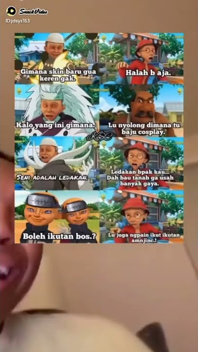 ketika upin & ipin X naruto u & i meme