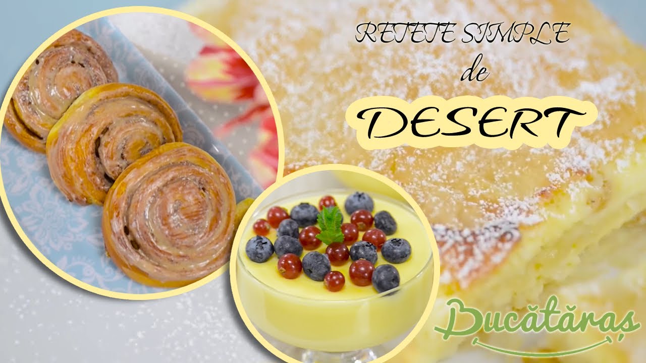 Weekend Rapide 5 Rețete super rapide și simple de desert pentru weekend💕 | Bucataras ...