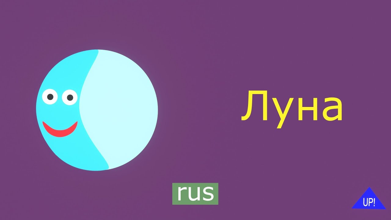 Английский на русский moon. Русская Луна. Язык Луны.