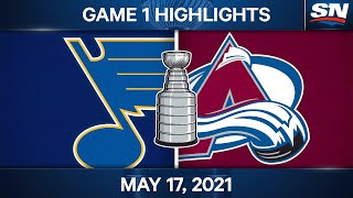 NHL Game Highlights | Blues vs. Avalanche, Game 1 - May 17, 2021