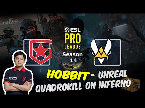 Hobbit - Нереальный КвадроКилл на Инферно, Gambit vs Vitality, ESL Pro League Season 14