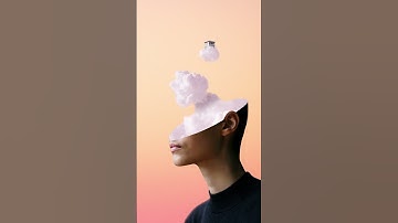 Cabin In The Clouds Surrealist Photoshop Edit #surreal #digitalart #shorts