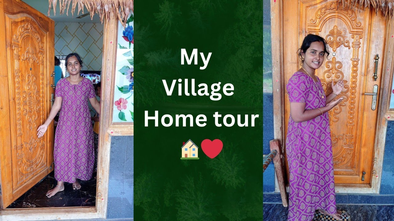 எங்க கிராமத்து வீடு இதுதான் ❤️ /village Home tour 🔥 #durgagandhi