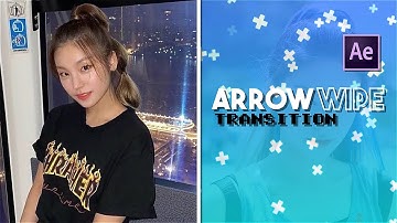 arrow wipe transition after effects tutorial!