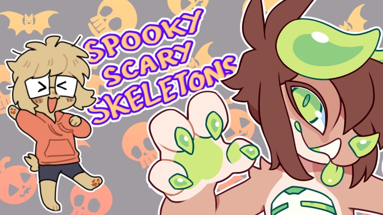 【SEELMARU x MIRI】SPOOKY SCARY SKELETONS!【Meme】 FLASHING LIGHTS