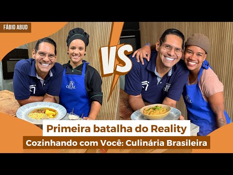 Primeira batalha do Reality: Cozinhando com Você - Culinária Brasileira | Programa Fábio Abud