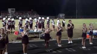 Rockridge Rocket football Cheer 2013