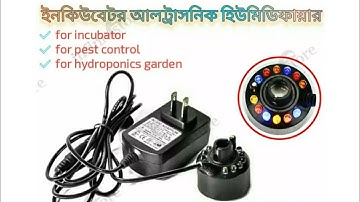 Ultrasonic Mist Maker | Air Humidifier | For Incubators | 4K Video
