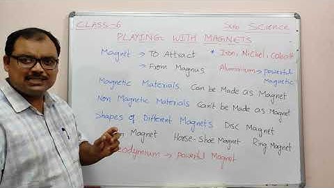 సైన్స్ 6వ తరగతి అయస్కాంతాలతో ఆటలాట పార్ట్ 1