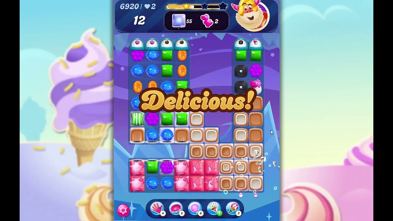 Candy Crush Saga Level 6920 - YouTube