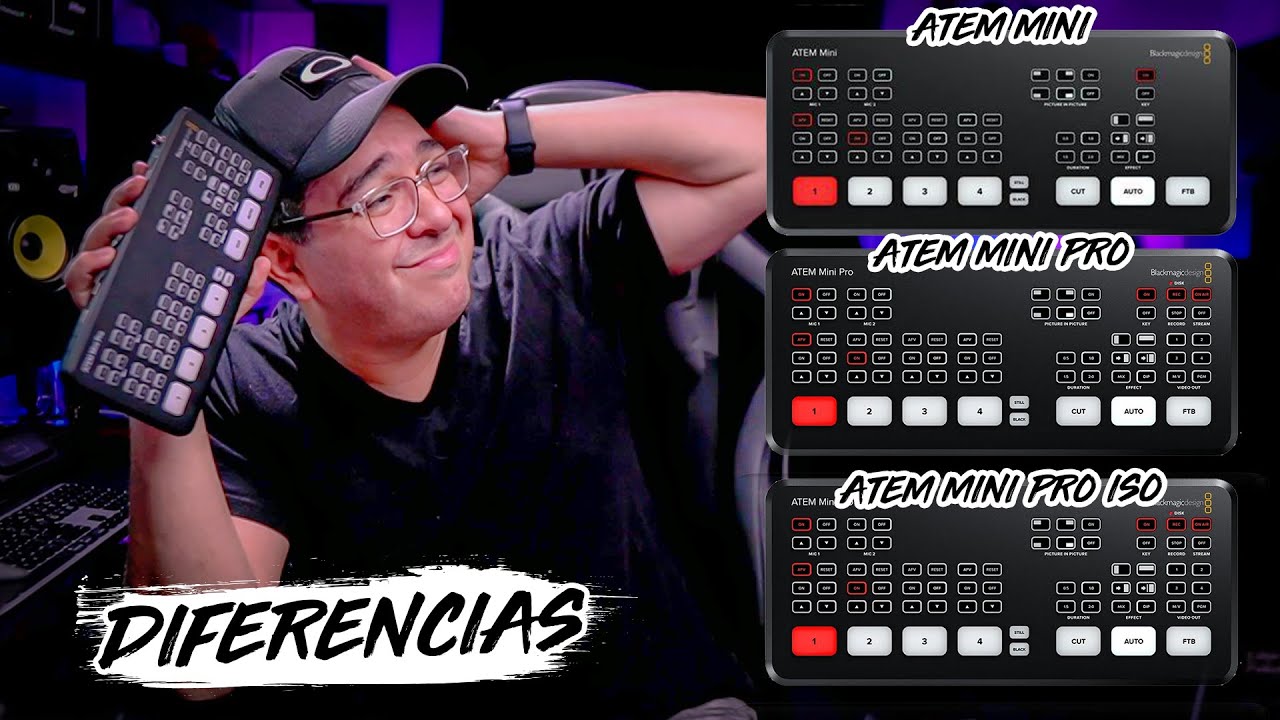 ⚪️Diferencias de ATEM mini, ATEM mini Pro y ATEM mini Pro ISO YouTube