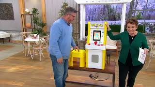 Arcade1Up Arcade Jr. Home Arcade Machine with Stool on QVC screenshot 5