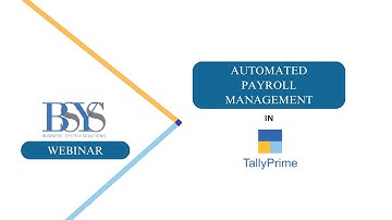 PAYROLL MANAGEMENT IN TALLYPRIME | Automated Kenya Payroll Module #TallyPrime #ERP #bsys #Kenya