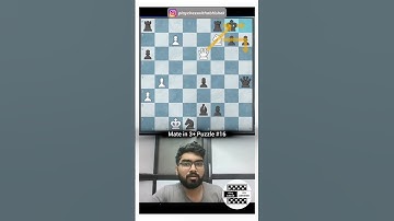 Mate in 3+ Puzzle #16 | PlayChessWithAbhishek #chess #playchess #chessindia