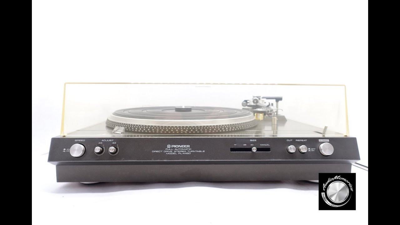 Tornamesa Pioneer PL-A450 - YouTube