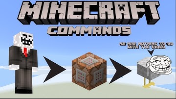 TROLL commands to troll your friends! (Bedrock Edition)