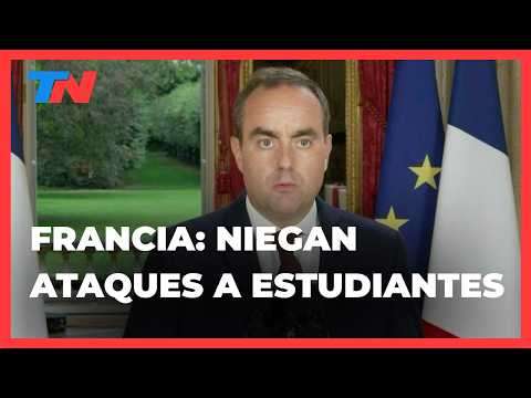 FRANCE I Prime minister denies police have orders to confront student protests