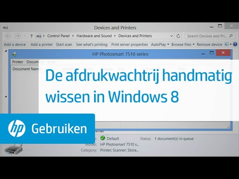 Video: Hoe De Afdrukwachtrij Naar De Printer Te Wissen