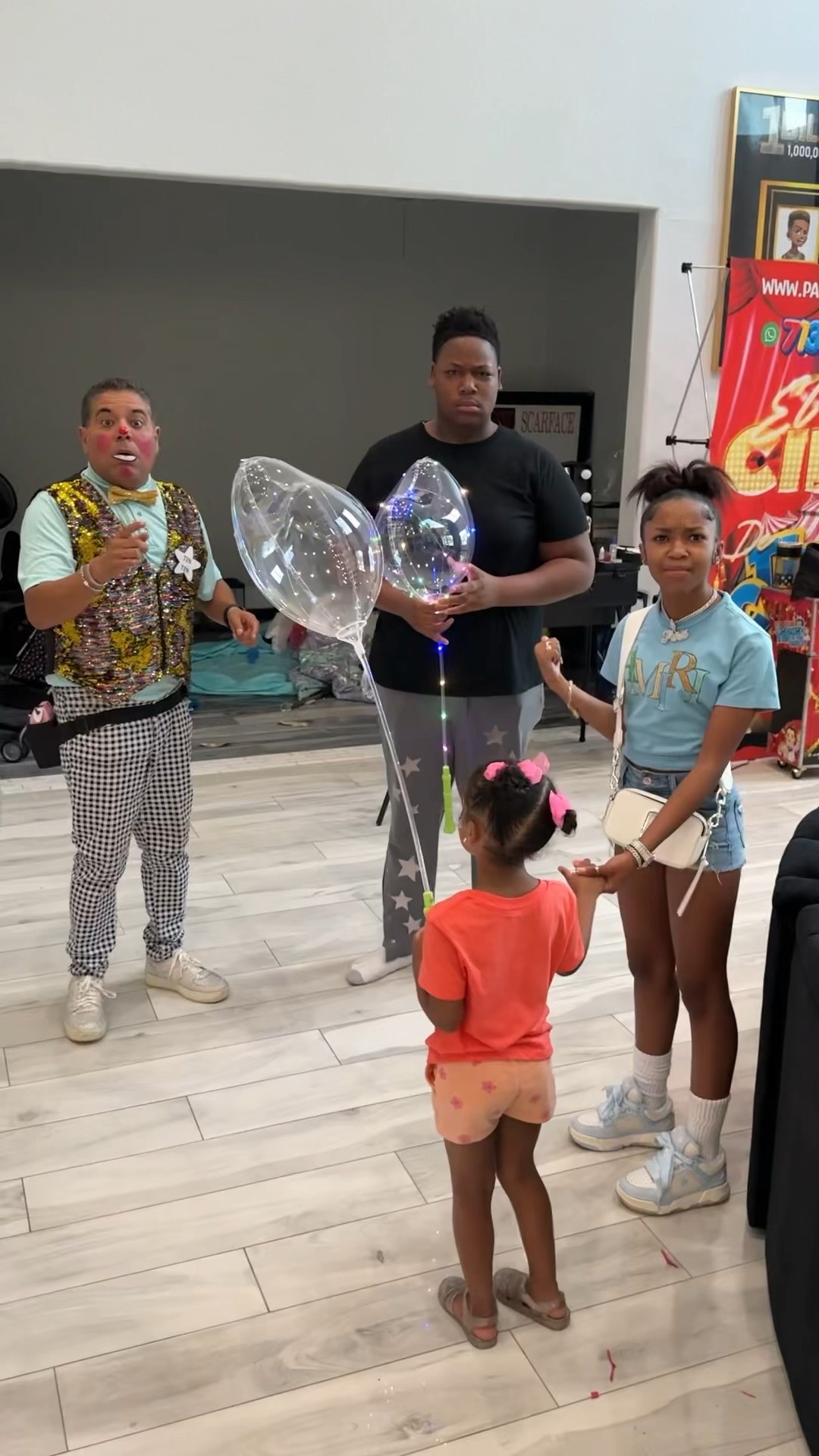 Big boy gets mad and pops Paris baloon #shorts