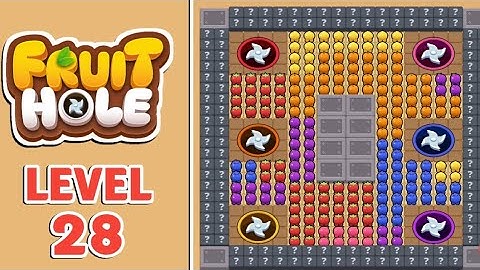 Fruit Hole Juice Jam Level 28 Walkthrough Solutions