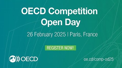 2025 OECD Competition Open Day coming next! Register now! #competition #antitrust