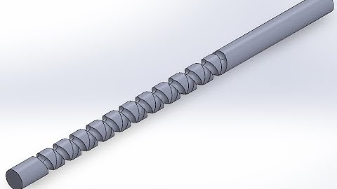 SELF REVERSING SCREW - SOLIDWORKS