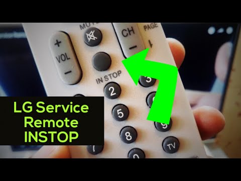 INSTOP On LG Service Remote Control