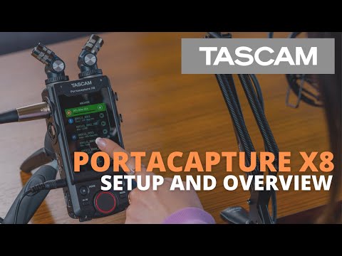 Tascam Portacapture X8 High Resolution Adaptive Multi-Recorder