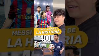 Messi es HISTORIA: Récord de contribuciones de gol inalcanzable. 🐐 #joshjuanico
