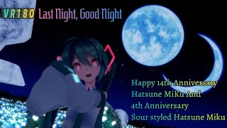 [MMD VR] [VR180] [4K] Last Night, Good Night Sour式初音ミク Hatsune miku
