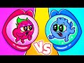 Pink vs Blue Challenge || My Baby Got Lost! || Good Mom vs Bad Mom || Best Parenting Hacks