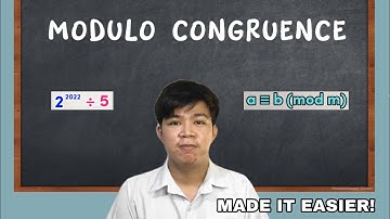 MODULO CONGRUENCE | Abstract Algebra