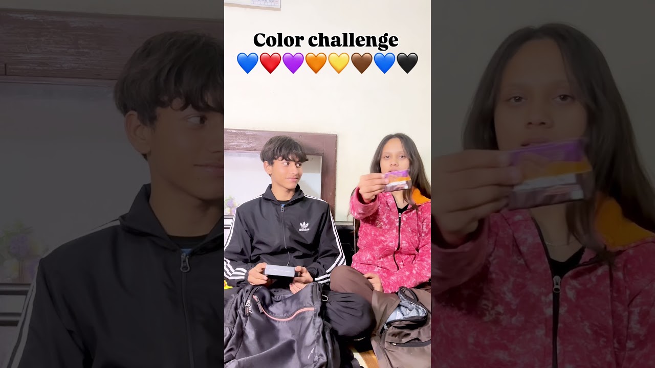 Color challenge game (final part).             
