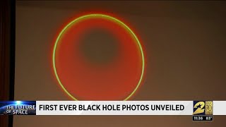 Scientists reveal first photo of black hole