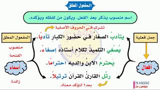 شرح المفعول المطلق بأسلوب بسيط وسهل - سلسلة أتعلم القواعد العربية [24]